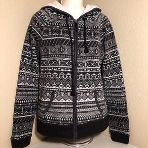 AE Fleece Zip-up Sherpa Lined Hoodie